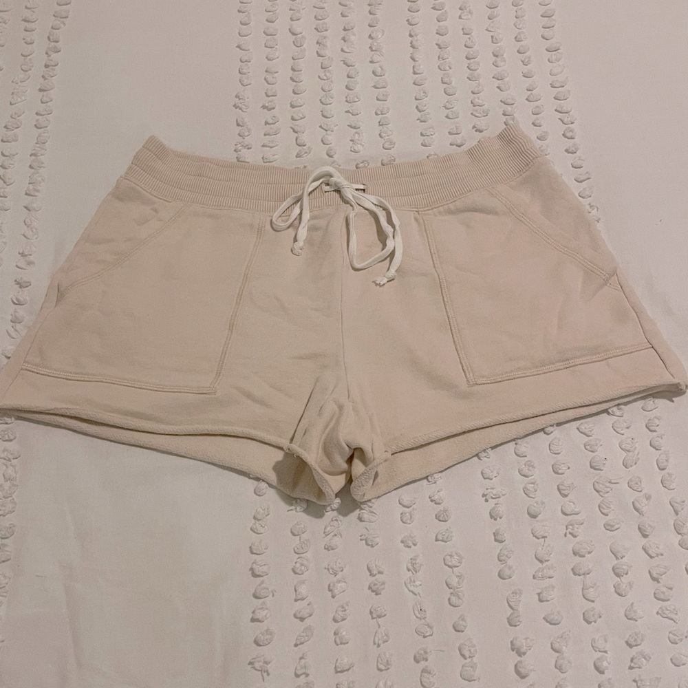Aerie Cream Shorts